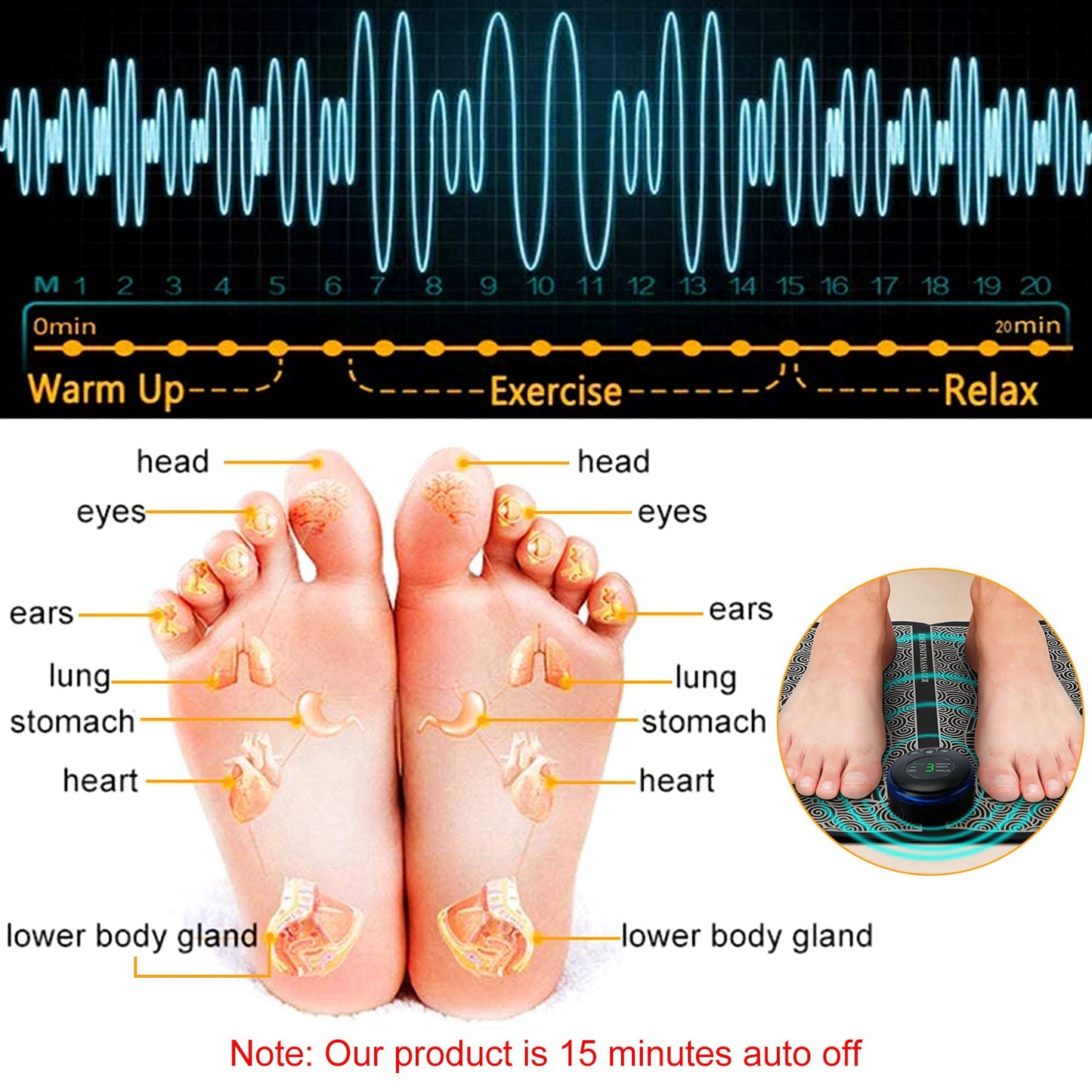 EMS Foot Massage Pad For Mothers' Day